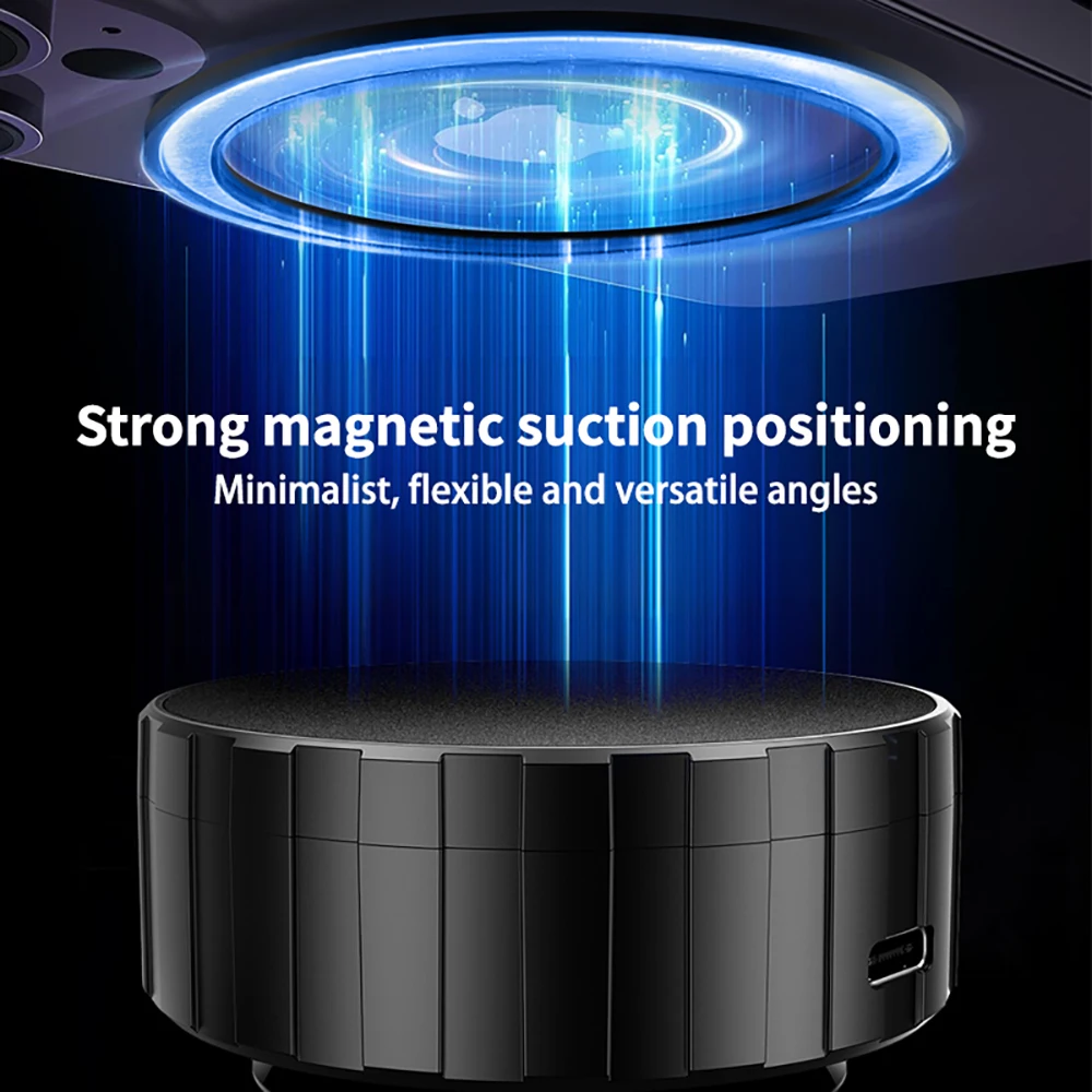Intelligent Mobile Phone Holder Magnetic Vacuum Adsorption Car Bracket Universal 360° Rotation Double-Sided Adsorption Mount