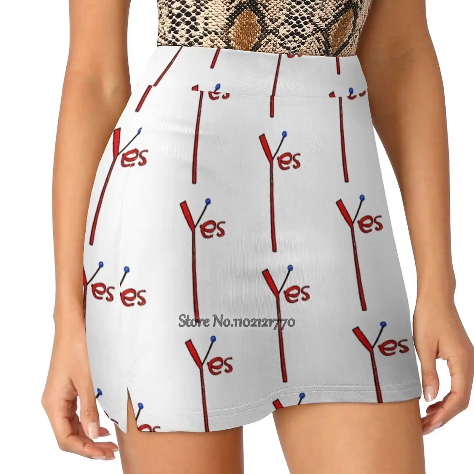 

Just Say It Women Tennis Skirts Golf Badminton Pantskirt Sports Phone Pocket Skort Root Chakra Throat Chakra Yes Ladies Short