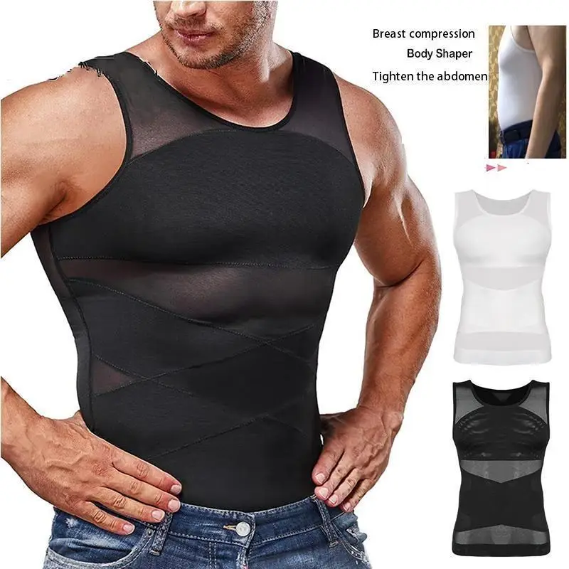 

Мужской корректирующий жилет для уменьшения объема живота – компрессионный топ для мужчин – корректирующее белье с компрессионным эффектом для контроля живота и воздухопроницаемостью