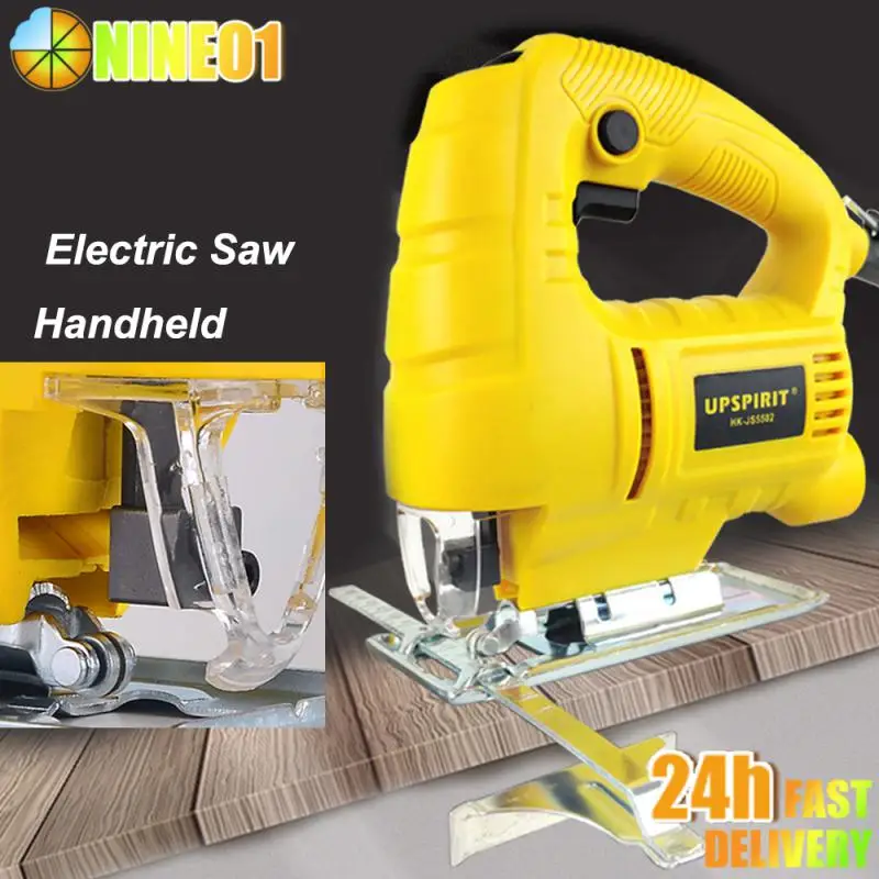 

Electric Jig Saw Blade 6 Speed Adjustable Scroll Saw Woodworking Laser Power Tool Household Reciprocating Saw Woodworking Tools