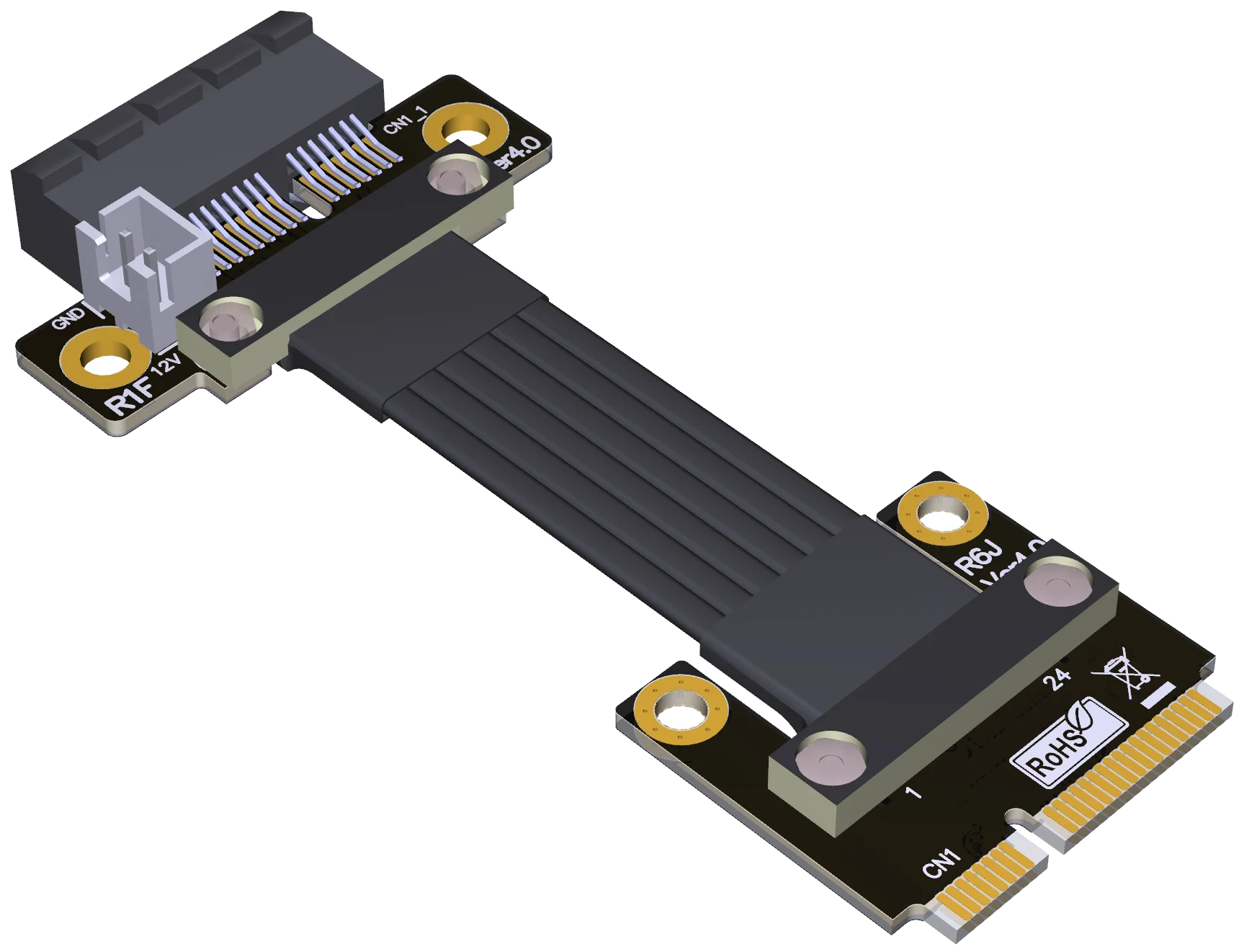 ADTLINK Die mini-pcie wireless NIC adapter verlängerung kabel unterstützt die pcie 4,0 x1