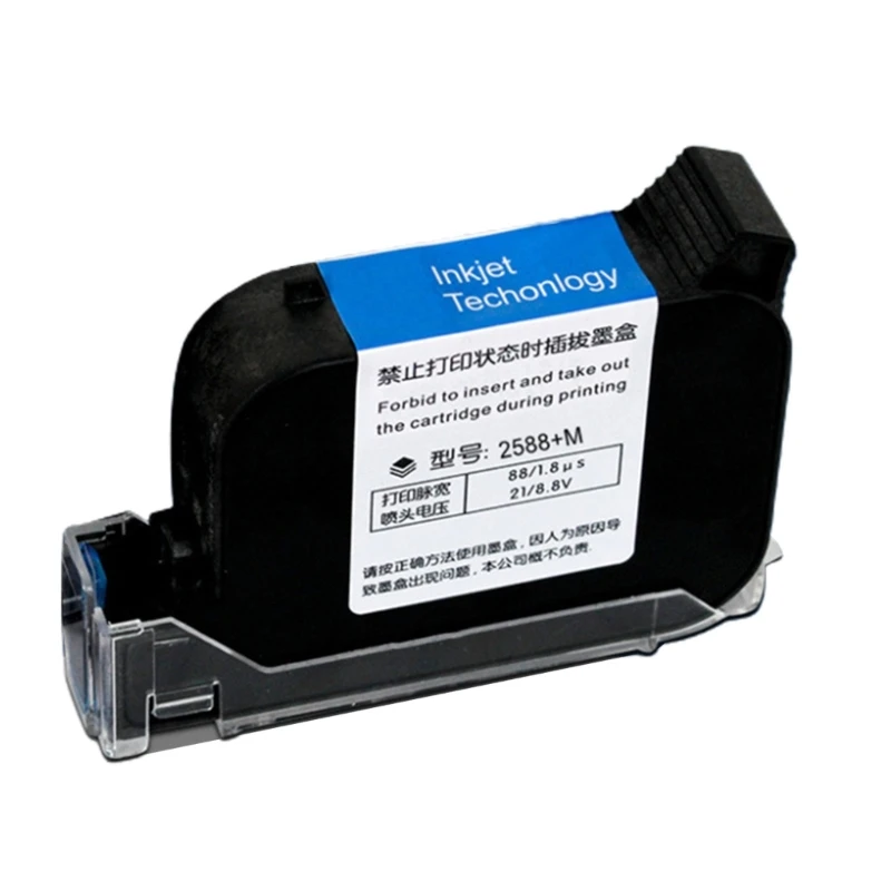 DD 42ml Solvent Fast Drying 600DPI Black Inkjet Cartridge 2588+M Repalcement Repair for No Encrypted Inkjet Printers