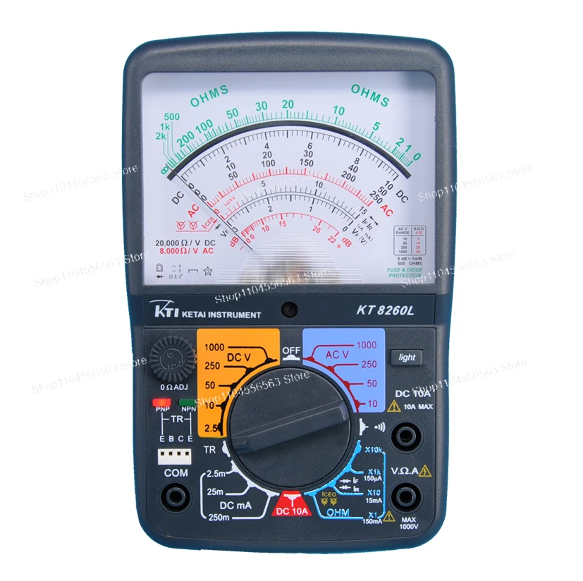

KT8260L Высокоточный указательный мультиметр KT7260 Обновление с подсветкой