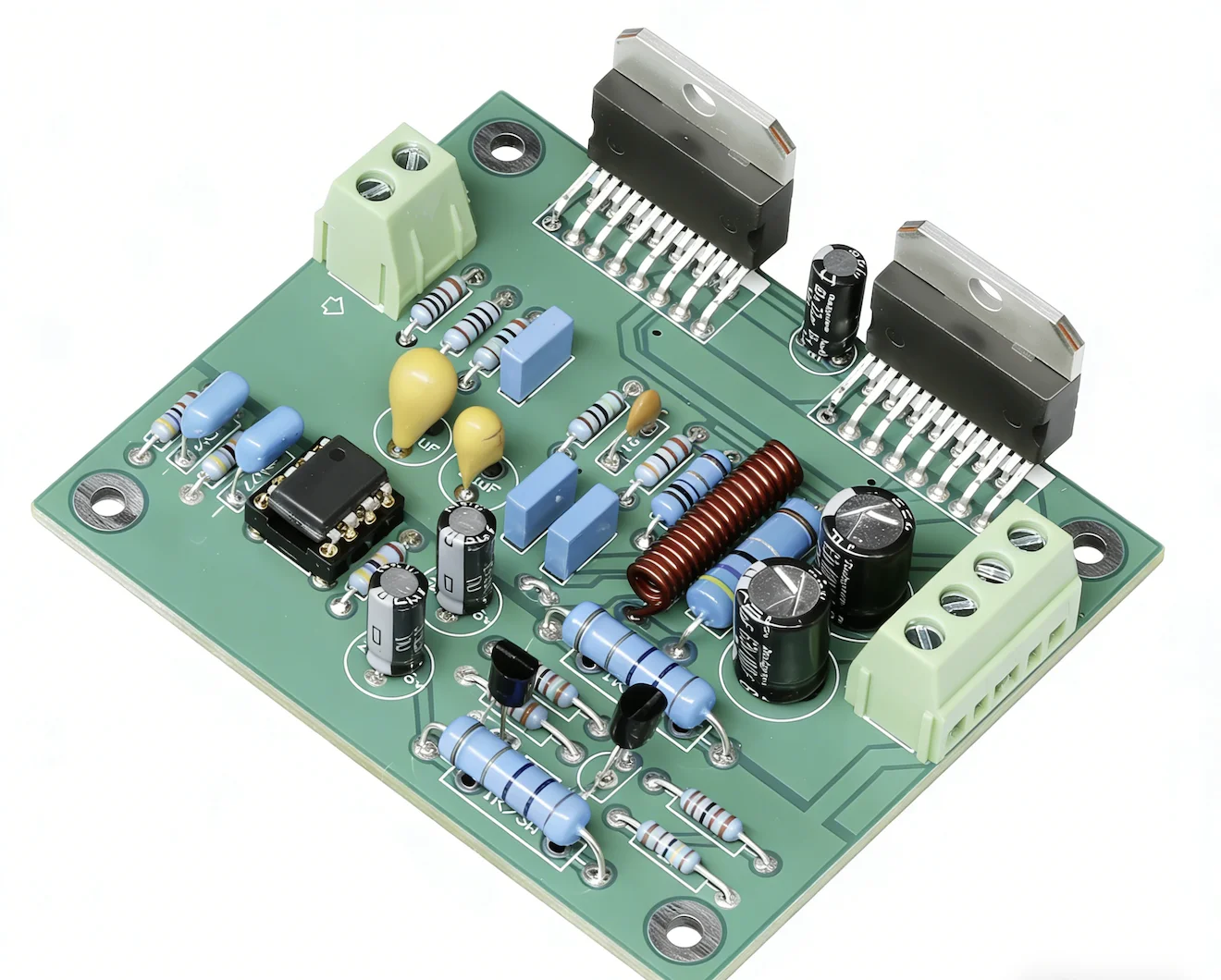 

Плата усилителя мощности LINN LK140, моно, 90 Вт (с микросхемой TDA7293), японские аудиофильские резисторы KOA