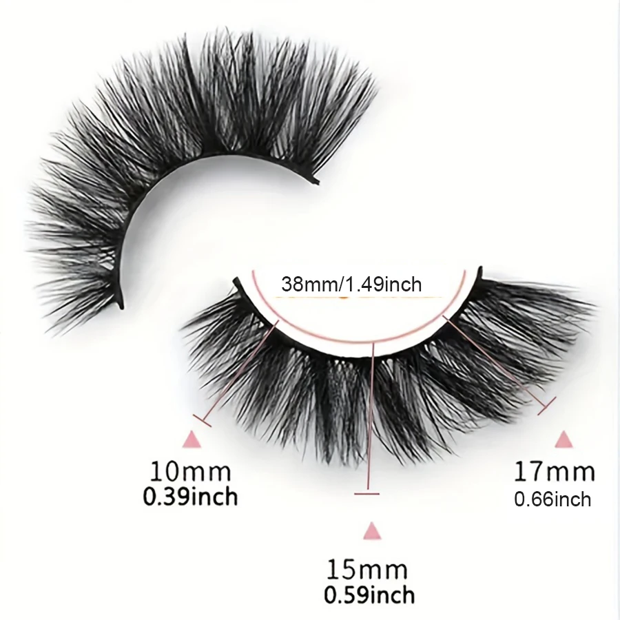 14 คู่ 8D ขนตาปลอมปุย,ประดิษฐ์ทําด้วยมือธรรมชาติม้วนงอ Mango Eye ขนตาปลอม,เหมาะสําหรับทุกวัน