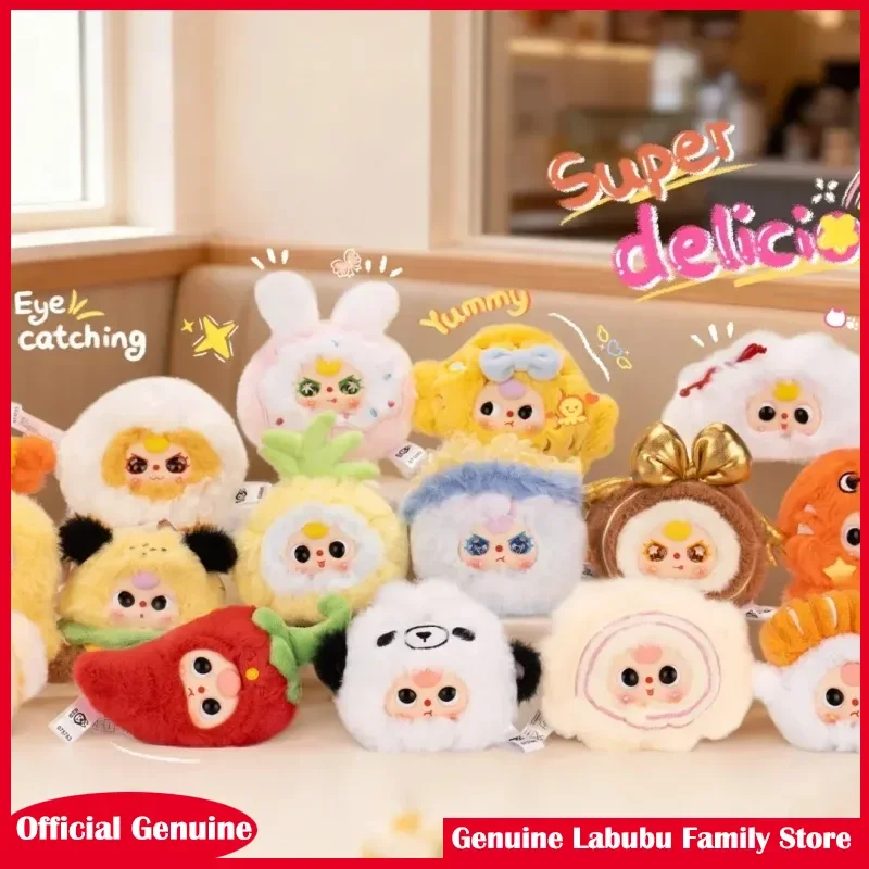 

Original Baby Three Big Bite Series Blind Box Kawaii Bag Vinyl Plush Dollbaby Three Keychain Mystery Box Toy Girl Brithday Gift