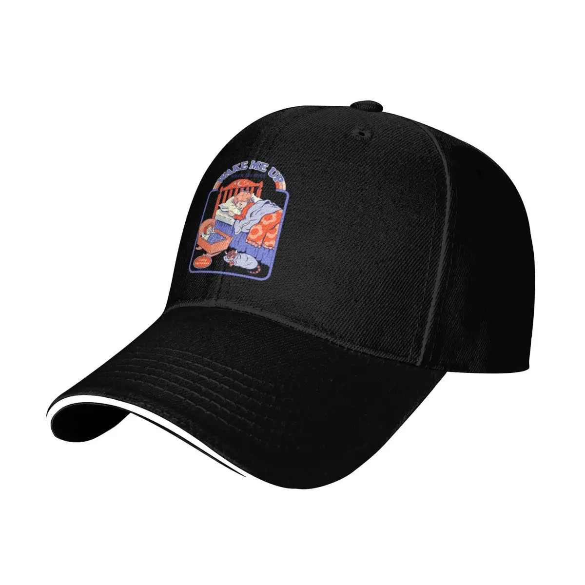 Wake Me Up Baseball Cap Outdoor Golf Running Hiking Summer Beach Travel Streetwear Hip Hop Trendy