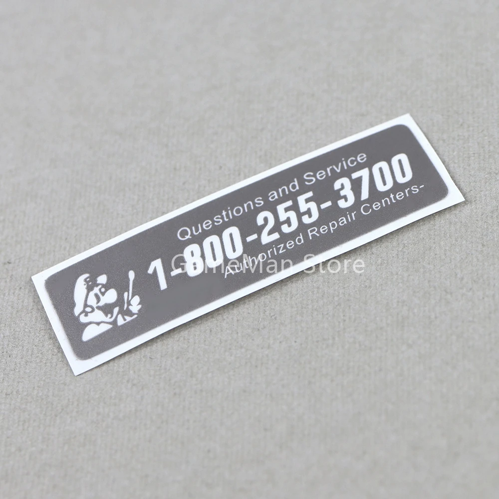 5 шт. для GBA/GBA SP/GBC/GBP игровая консоль, крышка батарейного отсека, наклейка, новые этикетки, наклейки, замена для Gameboy Advance