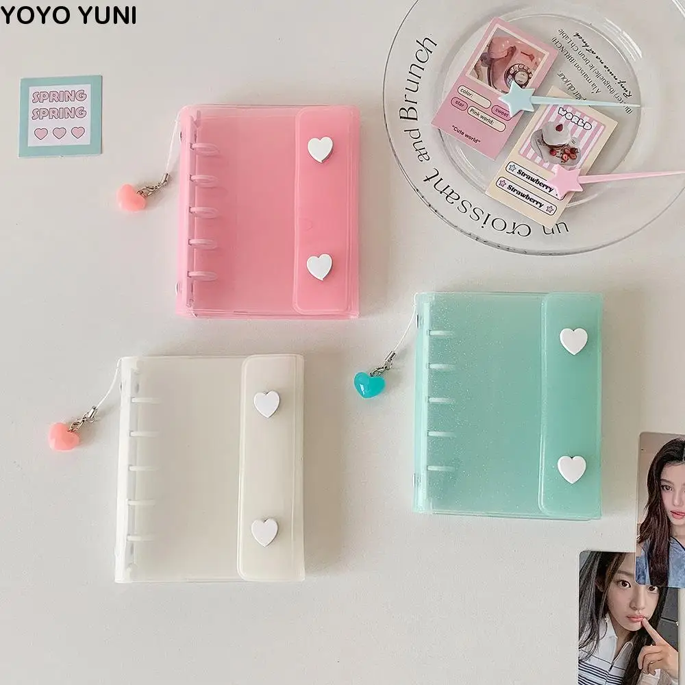 

3in ID Photo Korean Photocard Holder PVC Card Cover Decoration ID Photo Photocard Frame Loose-leaf Binder Picture