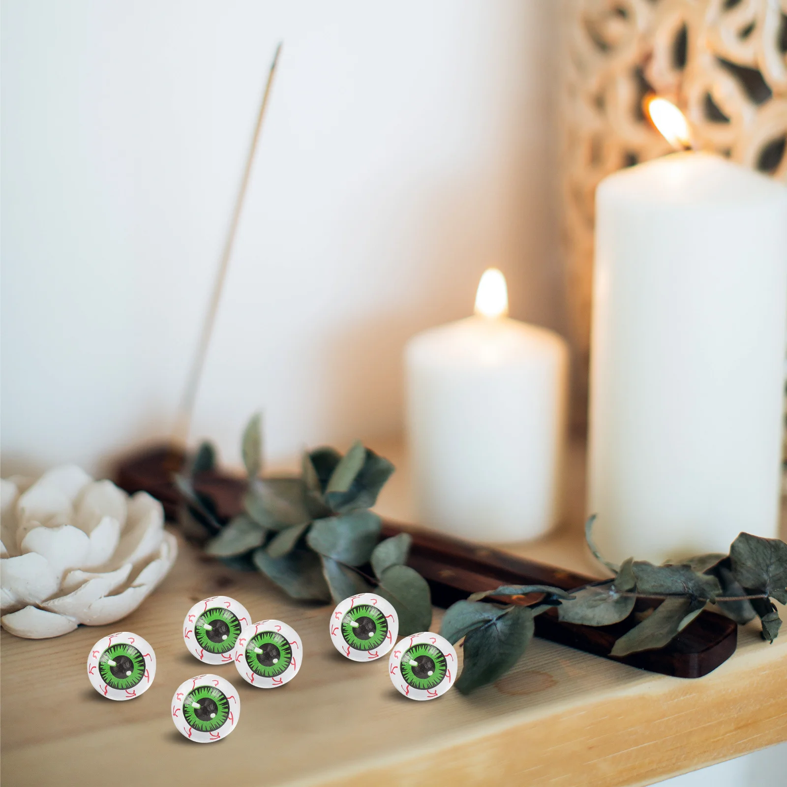 

40Pcs DIY Craft Wooden Beads Multi-Functional Jewelry Finding Spacer Beads for Home Party Decoration DIY Accessories
