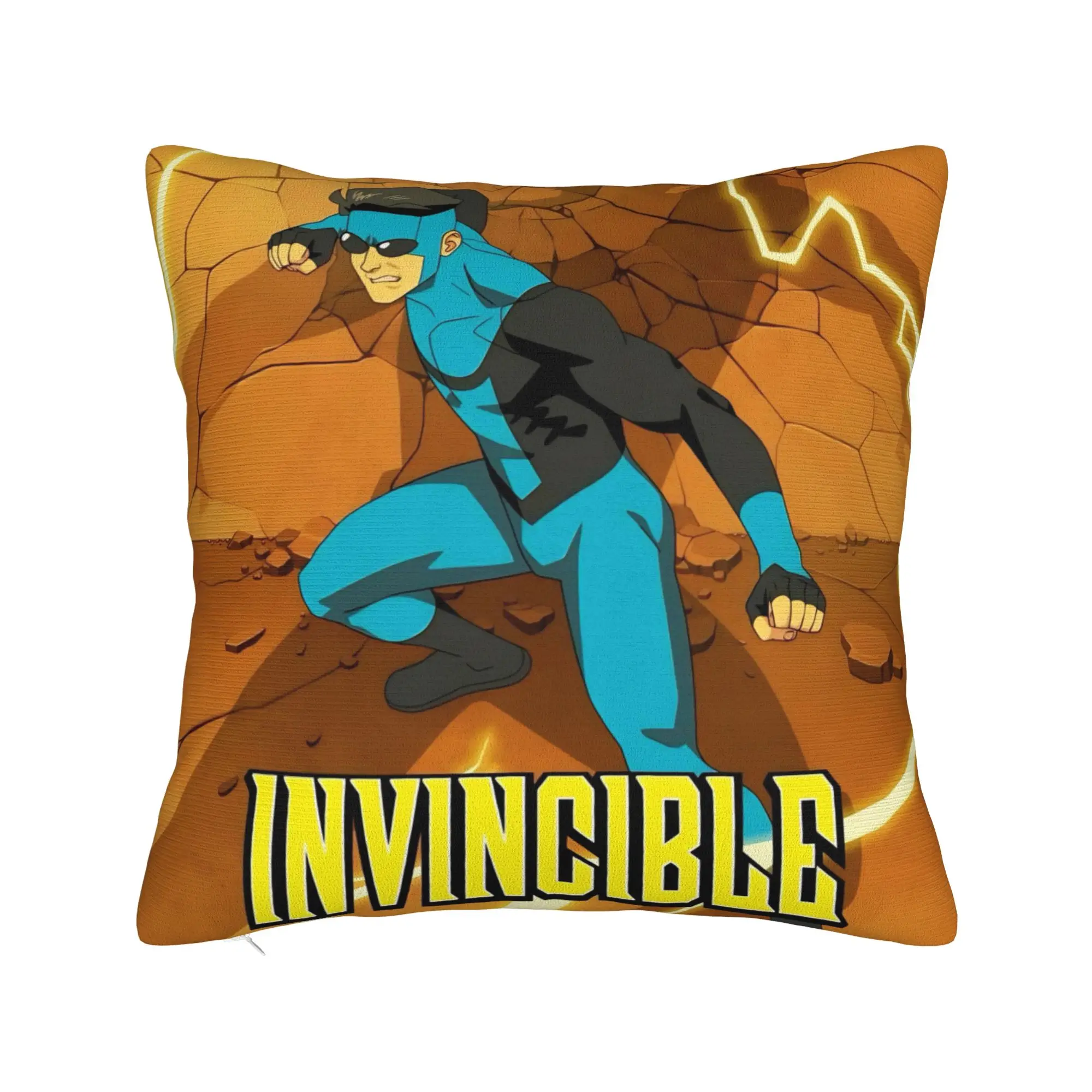 Decorative Pillow Covers Invincibles Comic Merch Car  Throw Pillow Case Cover Square Multi Size