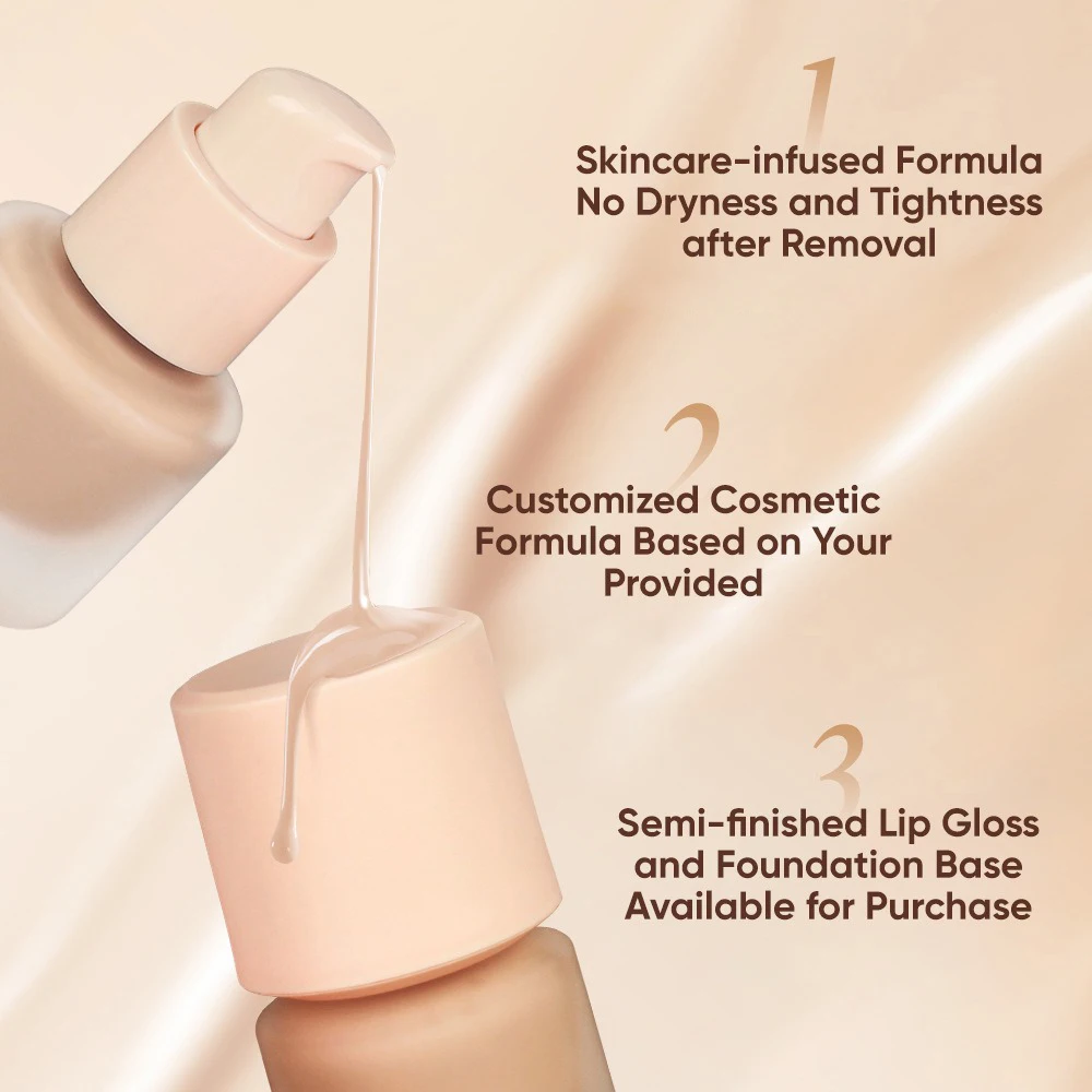 Private Label Custom Logo 12Colors Foundation Liquid Matte Glass Bottle Skincare Flawless Coverage Vegan Makeup Concealer