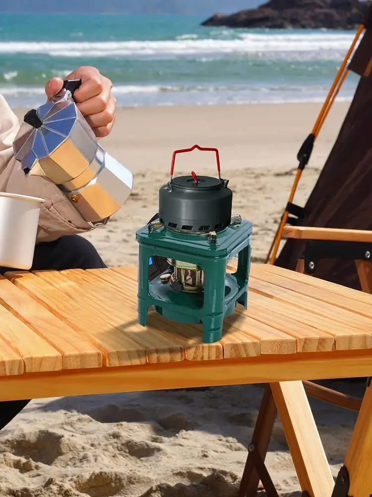 

Kerosene Stove Portable Handy 8 Wicks Camping Stove Picnic Iron Small Kerosene Heater for Cooking Camping Heater