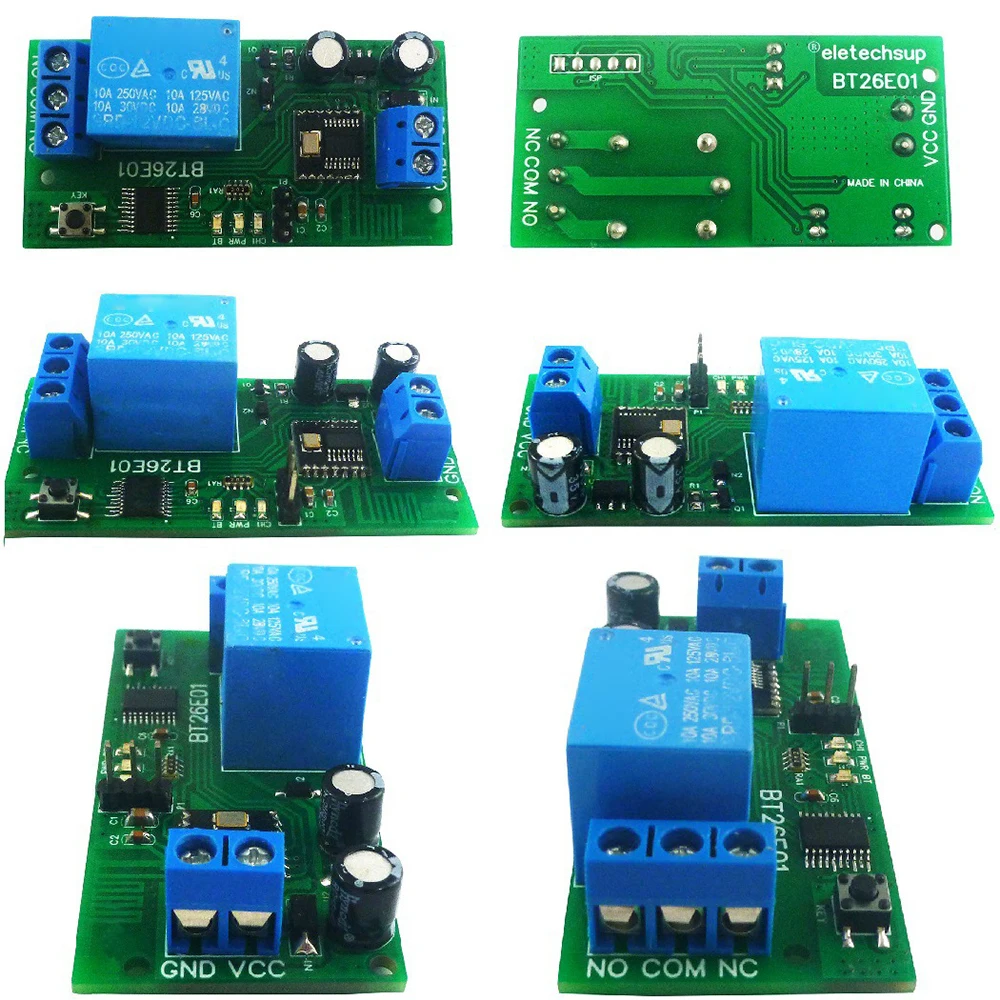 DC 12V For IOS Android Bluetooth Relay 2.4G RF Remote control IOT Module Command customization Switch Board