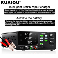 KUAIQU 60V Adjustable Bench Power Supply , Charging Power Supply Variable For 48V Lead-acid Battery, Charge 30ah in one hour