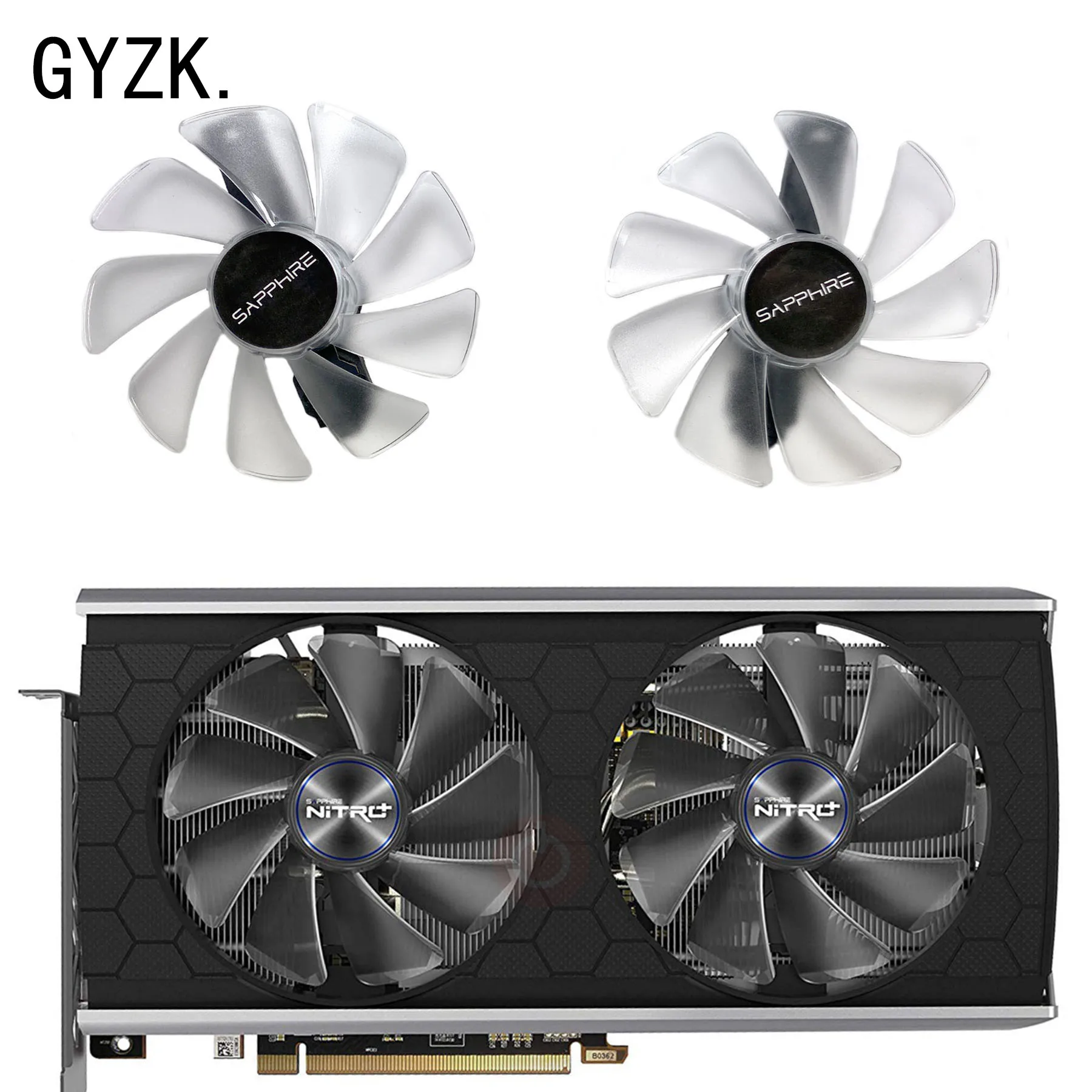 New For SAPPHIRE Radeon RX5500XT 5600XT 5700 5700XT NITRO+ Special Edition PULSE Graphics Card Replacement Fan FS10015M12D