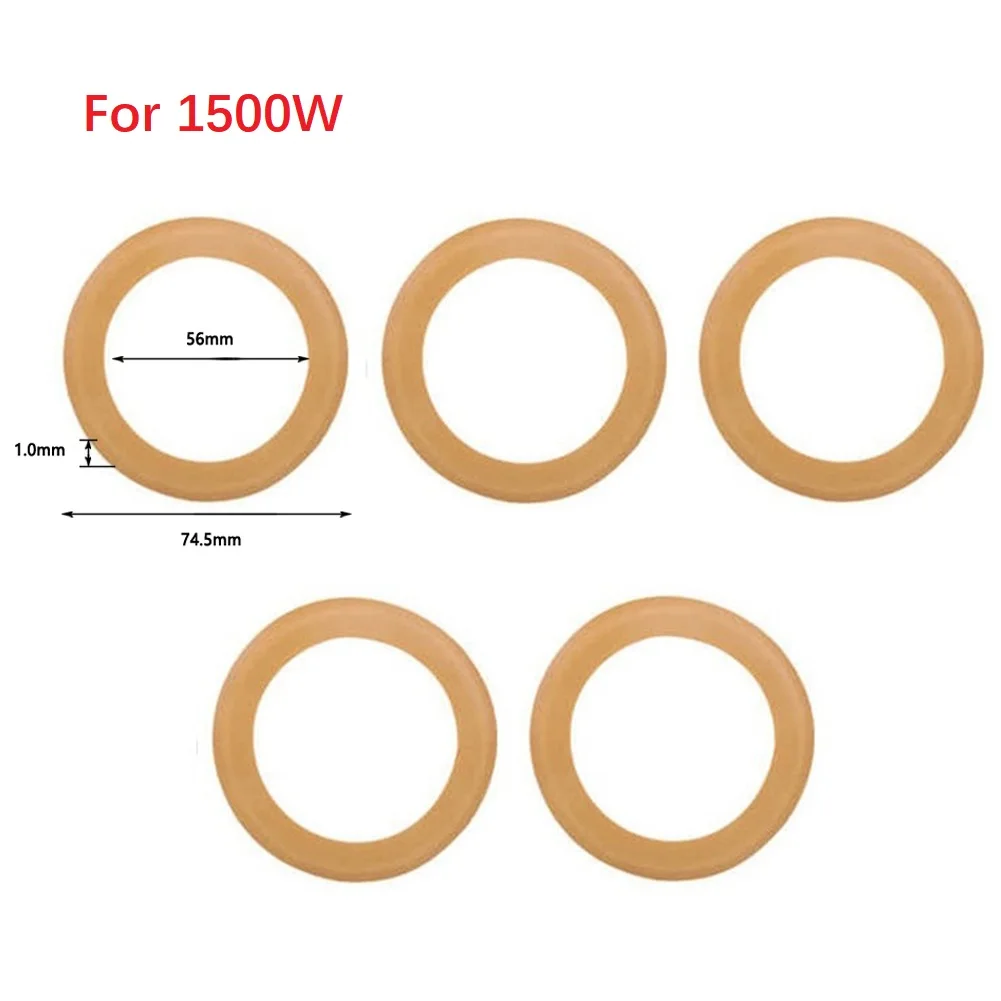 5pcs Air Compressor Pump Piston Ring Rubber Rings For 550W/1100W/1500W Oil-Silent Air Compressor Spare Parts