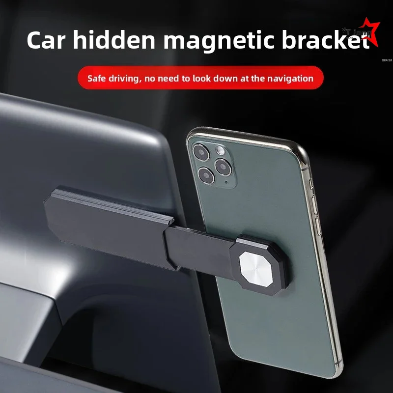 Adjustable Telescopic Floating Dashboard Phone Holder Center Screen Extension Mount For Tesla Model 3 Y X S Vehicle Accessory