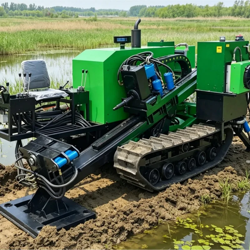 Customized Trenchless Drill Rig 350KN Pull for Road Crossing Pipeline 450m 13500N.m Torque 11T Weight
