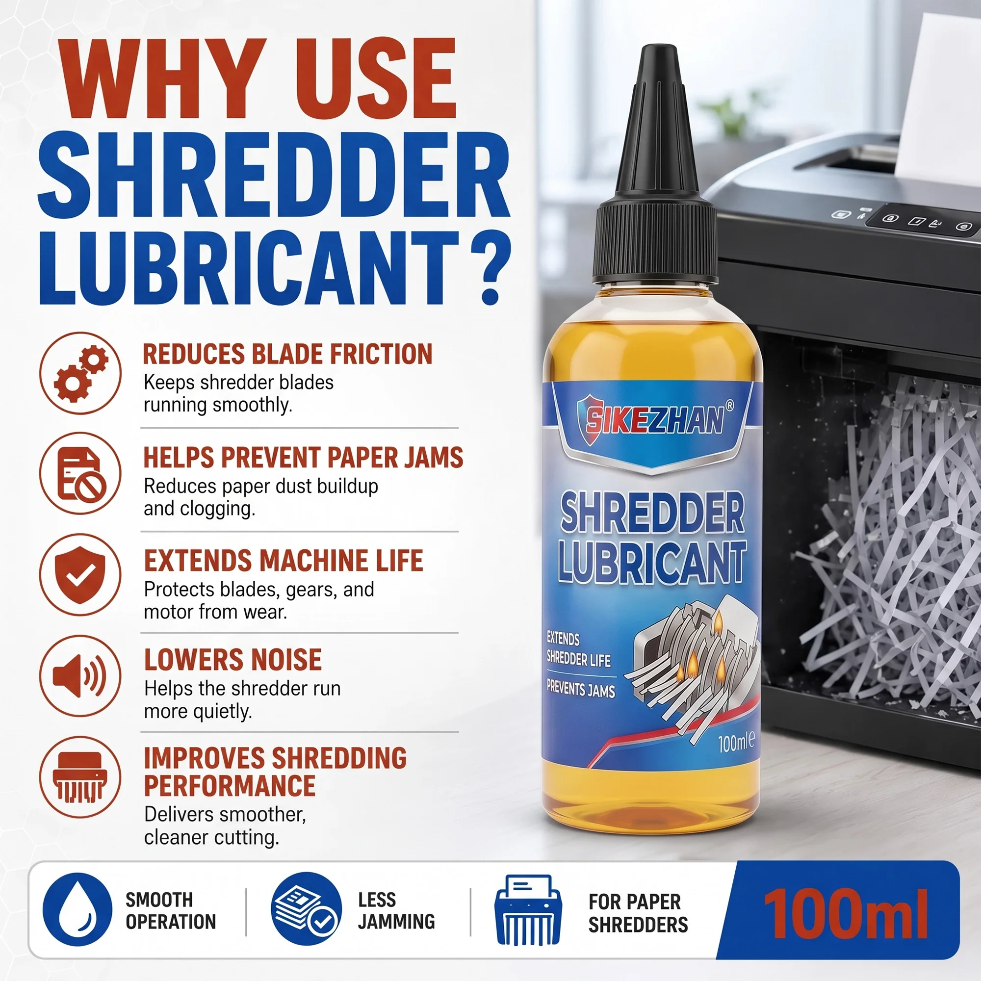 시케잔 종이 분쇄기 오일 안티 잼 루브리컨트 액체 소음 - Home Office Paper Shredder 리뷰 및 가격