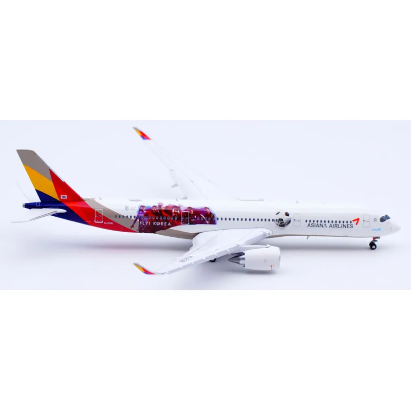 SA4016A سبيكة تحصيل طائرة هدية JC أجنحة 1:400 الخطوط الجوية الآسيوية ايرباص A350-900XWB دييكاست نموذج طائرة HL8381 اللوحات أسفل