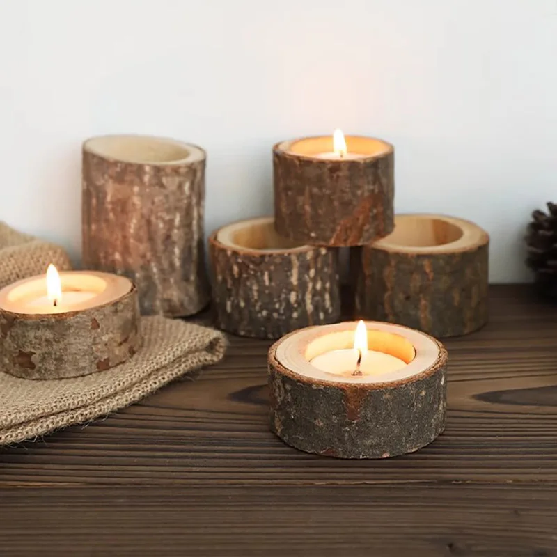 

Incense Nordic Candle Holder Vintage Cristmas Wedding Supplies Candlestick Autumn Outdoor Bougies Diwali Decorations CY50CS