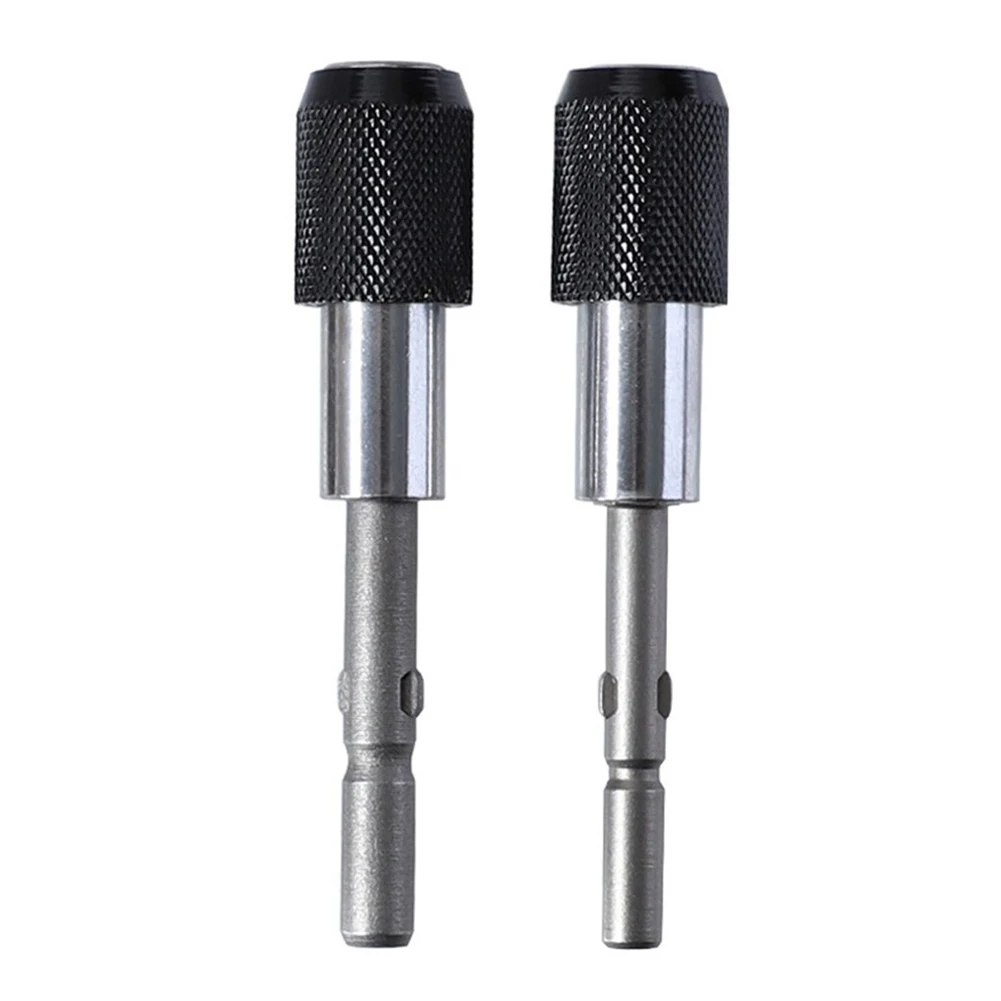 2Pcs Screwdriver Bits Extend Bar 70mm For 801/802 To 1/4 Hex Shank Magnetic Screwdriver Bit Holder Quick Release Transfer Tools