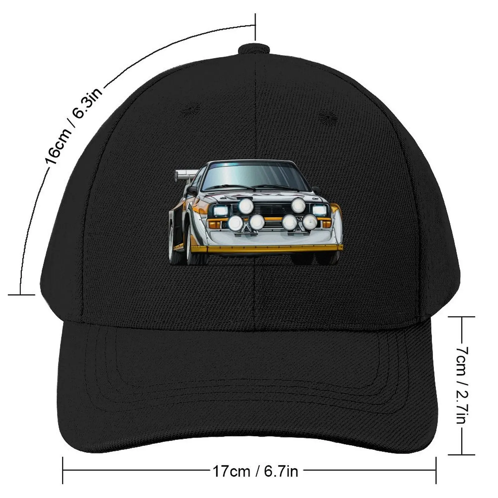 Sport Quattro S1 E2 Rally Group B Art Baseball Cap Sports Cap Designer Hat Women Men's