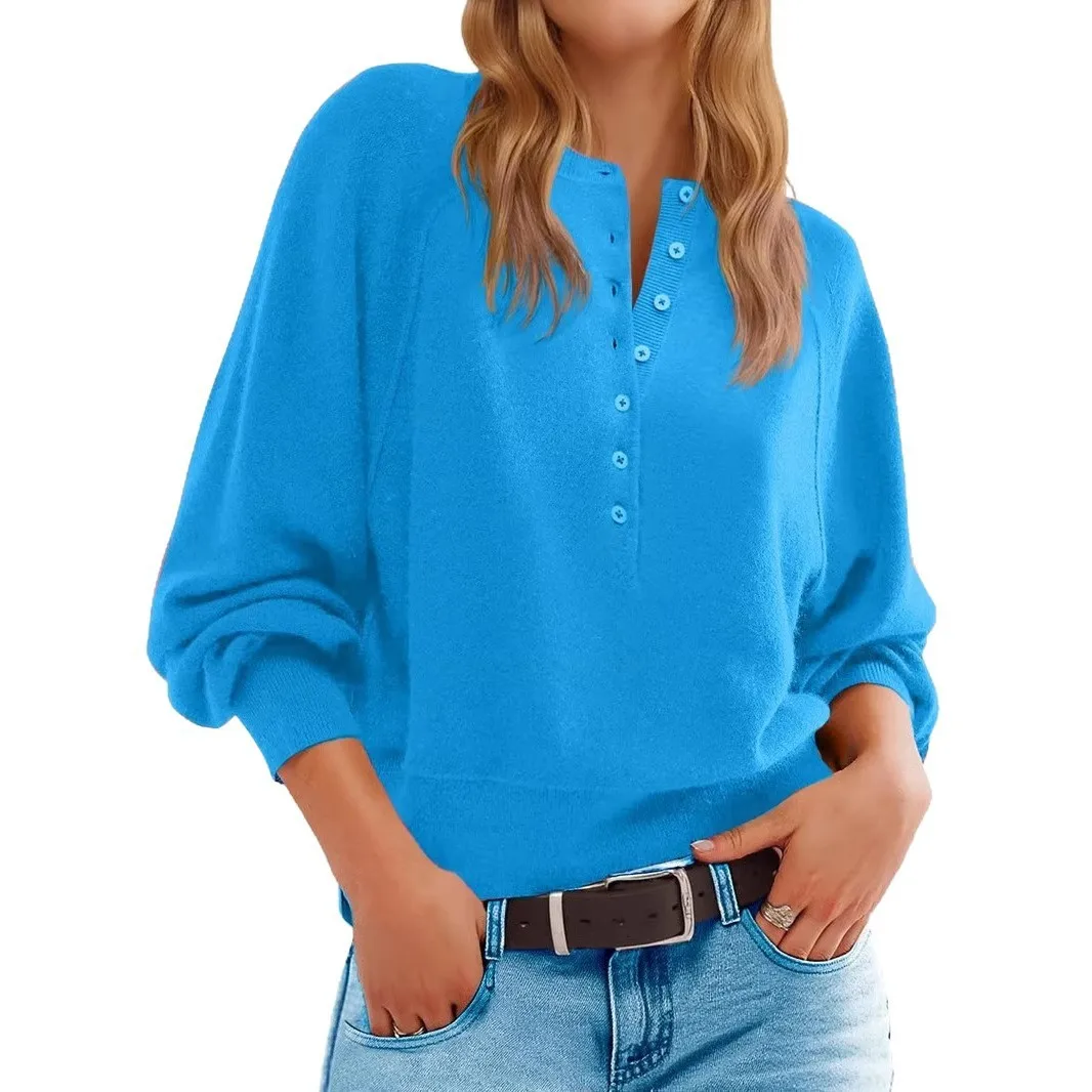 Women's Loose Fit Elegant Solid Macaron Color Long Sleeve Crew Neck Medium Weight Pull On Sweater Cardigan Women Long Cardigan
