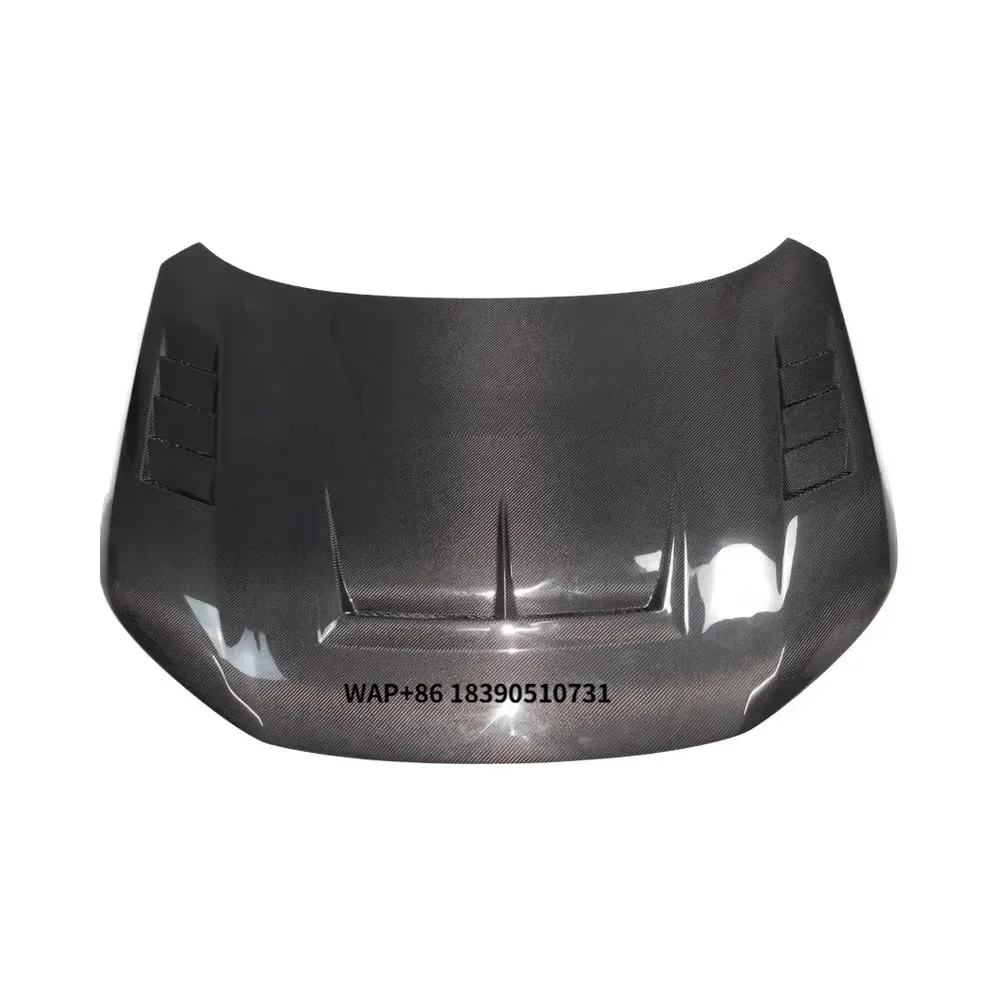 MU style For  for Civic FL5 Type R Car Engine Hood Cover carbon fiber