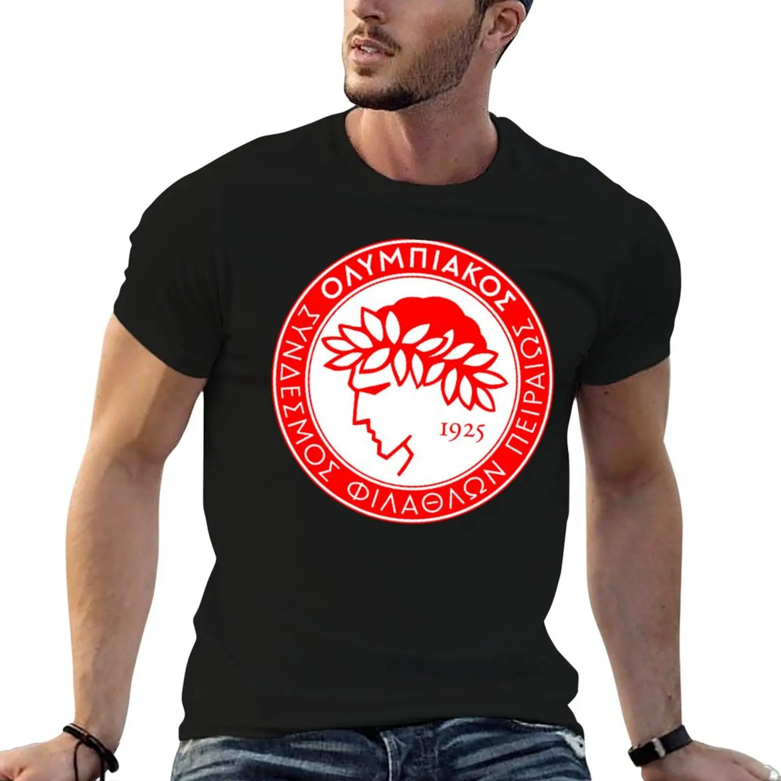 OLYMPIAKOS T-Shirt tees new edition anime figures rapper graphic tees tee shirts for men