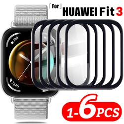 For Huawei Watch Fit 3 Screen Protector 3D Curved Full Coverage Protective Films for Huawei Fit 3 Anti-Scratch Film Not Glass