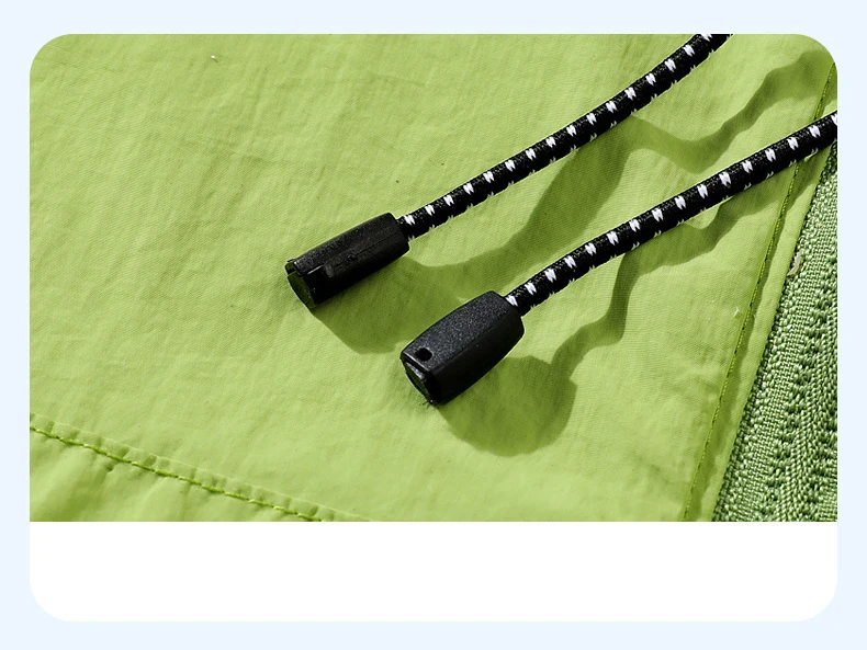 UPF100+ Sonnenschutzkleidung Nylon Schnelltrocknende Dünne Eisseide Hautjacke für Männer und Frauen Outdoor Anti-UV Sonnenschutz Kapuzenjacken – Detail 15