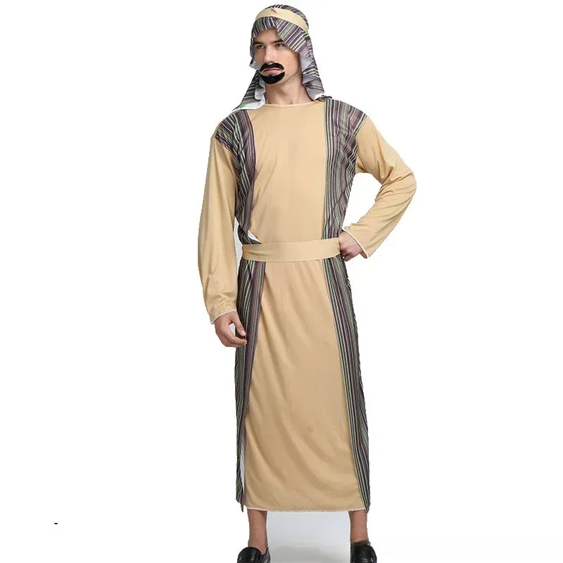 Saudi Arabian Clothing Men Aladdin Clothing Middle Eastern Clothing UAE Shepherd Costumes Dubai Jesus Costume Bible Costume