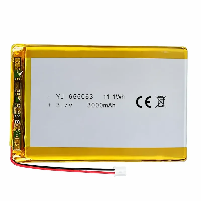 for 655063 Lithium Battery 3.7V 3000mAh Large Capacity Polymer Battery Suitable for Tablet Computer Energy Storage Equipment