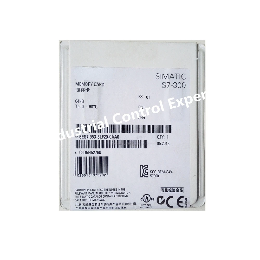 Imagem -04 - Cartão de Programa Simatic s7 Micro Memory Card 6es79538lf200aa0 6es7 9539lf20-0aa0s7300 Cartão de Memória Cartão Mmc 64k para Siemens