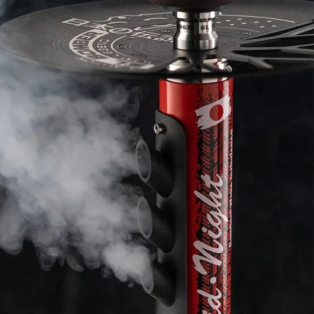 2023 Latest Most popular Russian 304 stainless steel European style car shisha pipe narguile qalyan EL BOMBER MID-NIGHT HOOKAH