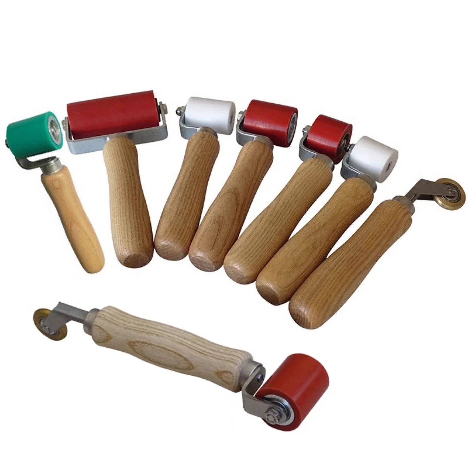 Herramienta de rodillo de latón/correa de silicona de 28-80mm para soldadura de pancartas de vinilo para techos de PVC/TPO/EPDM