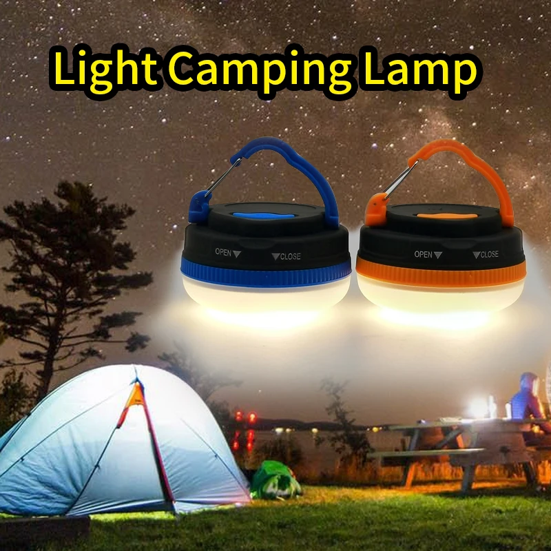 LED Lantern Portable Camping Light Outdoor Tent Light With 5 Modes Restractable Hook For Backpacking Hiking Home Emergency Lamp