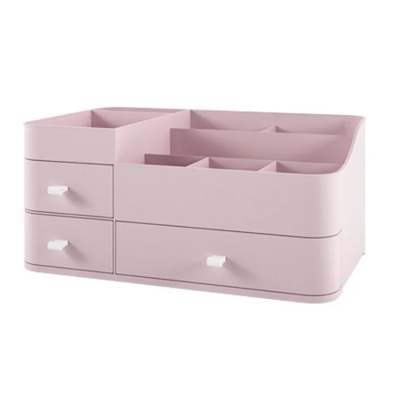 Large Capacity Drawer Make Up Organizer Bathroom Makeup Storage Box Women Skin Care Dressing Table Cosmetic Lipstick Beauty Case