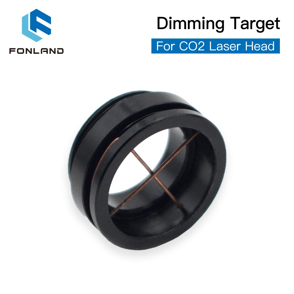 FONLAND Laser Path Calibrating Device Light Regulator Alignment Kit Dimming Target For Laser Head CO2 Laser Cutting Machine
