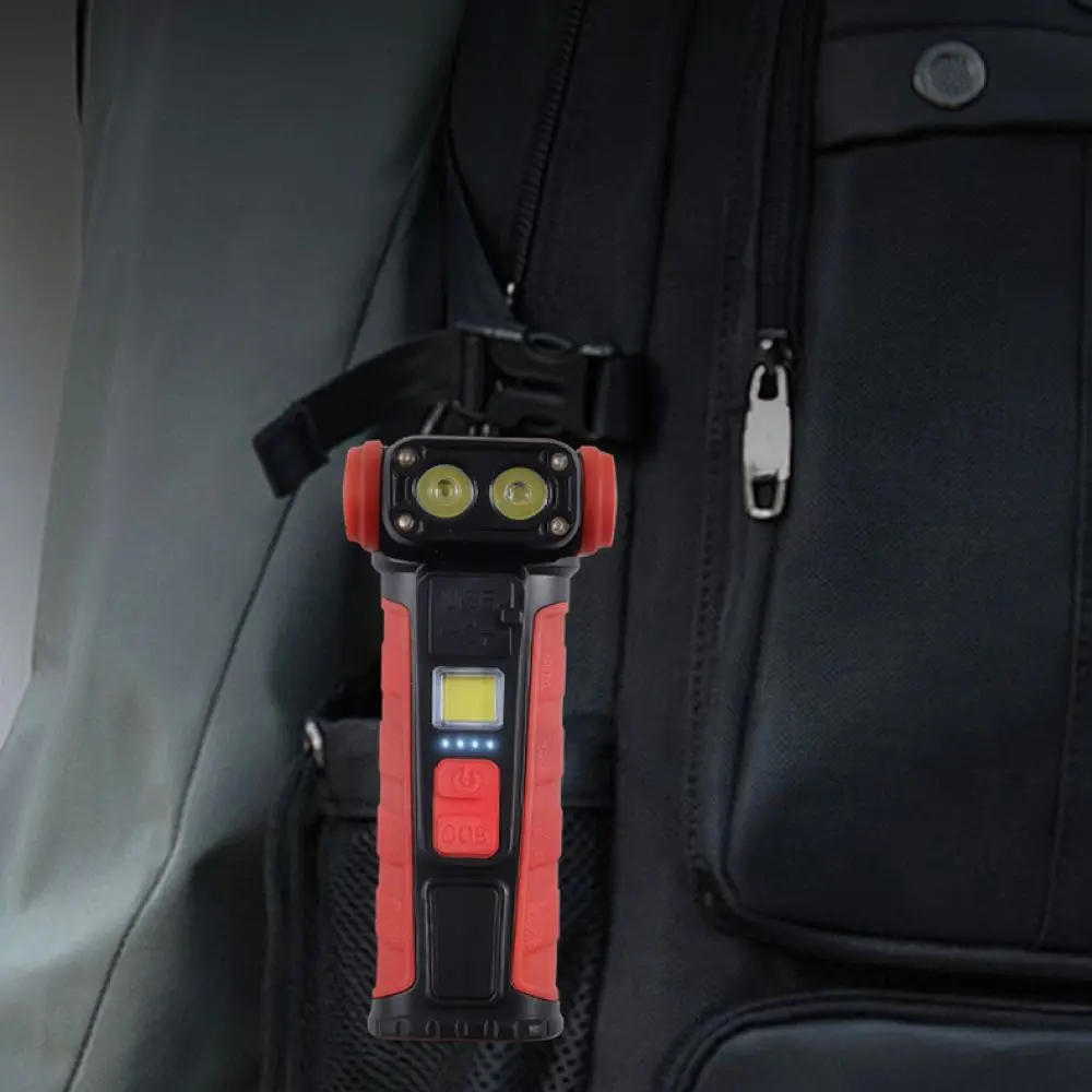 Rechargeable COB Magnetic Work Light Portable Handheld Inspection Lamp For Jixing Outdoor Camping Car Repair Lighting Fix