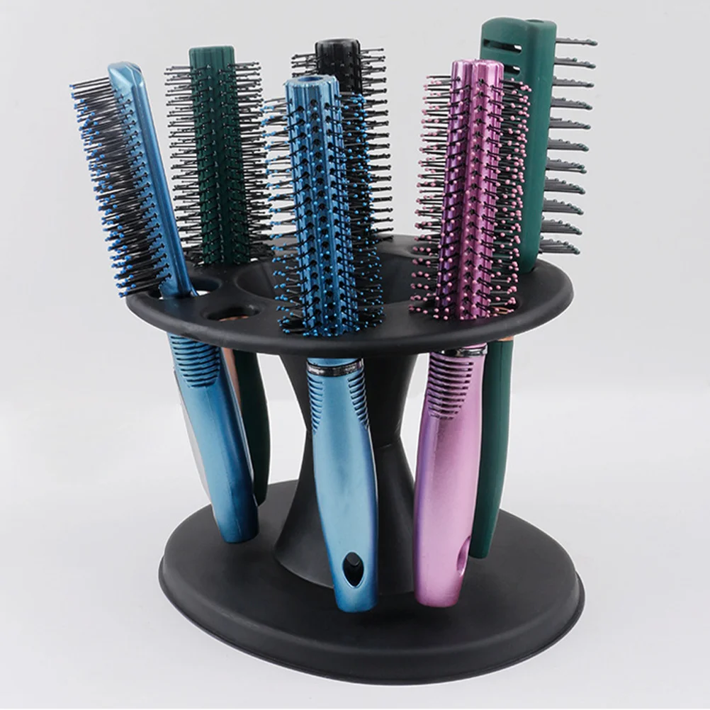 

Storage Rack Hairdressing Comb Stand Scissors Keeper Case Pp Makeup Brushes Drying