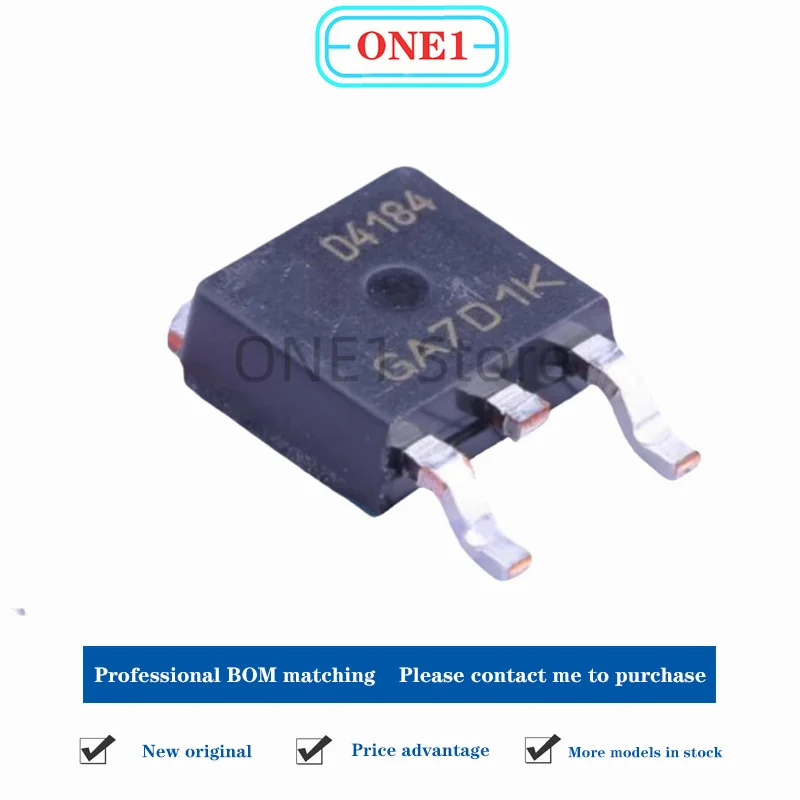 1PCS/lot New original AOD4184L TO-252 N-channel 40V/50A MOSFET (Field Effect Transistor)