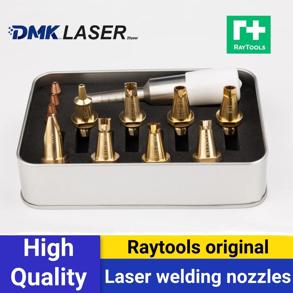 

10 шт./лот Raytools, оригинальная насадка для лазерной сварки BW101-GS AS/BS/CT, медный провод, насадка для подачи, направляющая проволока 1,2/1,6 мм, градуированная трубка