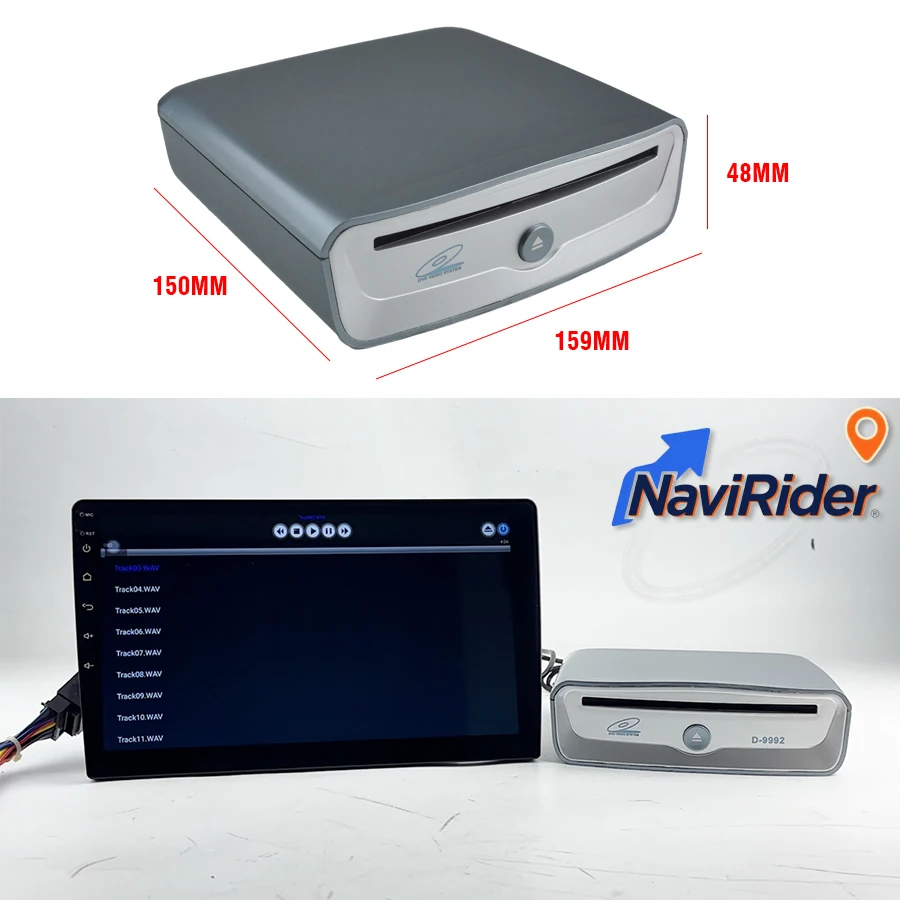 USB External Car DVD CD Drive Box For Android Head Unit Touch Control HD Video Music Reader Auto Multimedia Player Plug And Play