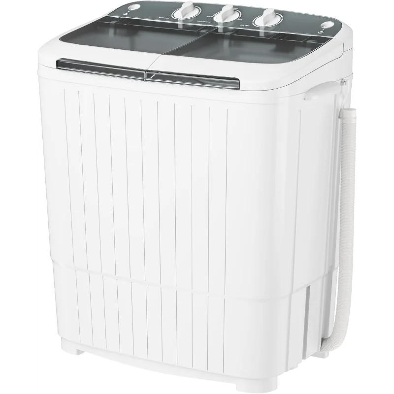 Máquina de lavar portátil INTERGREAT com mangueira mais longa, mini máquina de lavar roupa compacta com bomba de drenagem