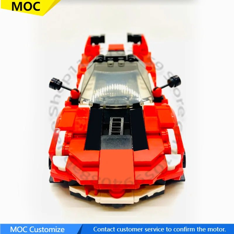 

343 PCS Sports car LaFerrarl FXX GT3 MOC Customize Modular Building Block Creative Design Educational DIY Christmas Toy Gift