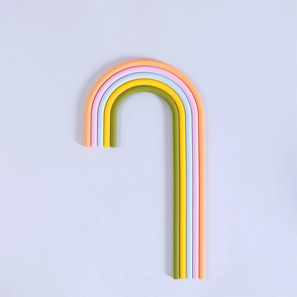 Lebhafter Regenbogen-Kuchenaufsatz, Mehrzweck-Dekor für Hochzeiten, Babypartys, Geschlecht offenbaren und Kindergeburtstagsfeiern (Unisex-Design) – Detail 9
