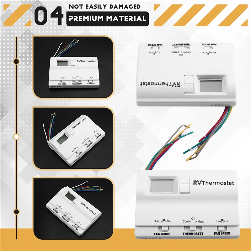

Rv Thermostat Switch Digital Thermostat 8330D3351 Rv Air Conditioning Thermostat Air Conditioning Thermostat White